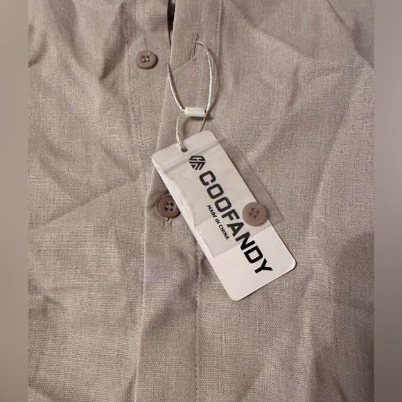 CooFandy Long Sleeve Button Down Shirt - NWT - Size XXL - Picture 7 of 11